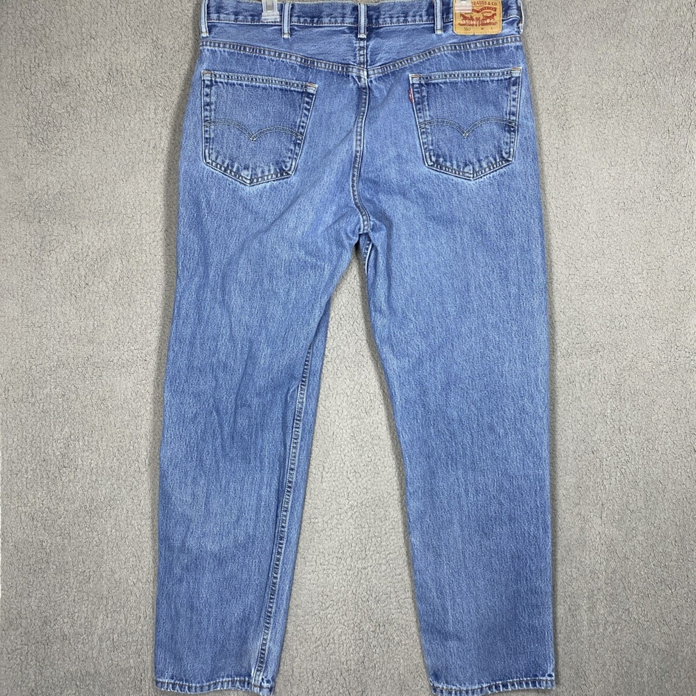 2 Levi's 550 Men's Sz 42x34(40x33) Relaxed Fit Straight Leg jeans - Picture 5 of 16